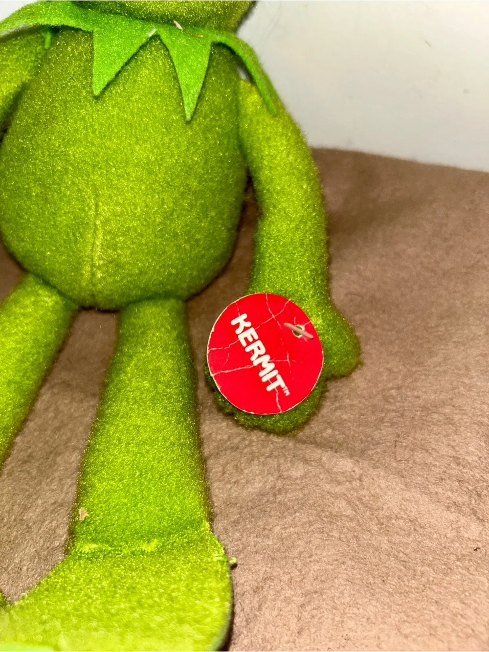 Vintage Kermit the Frog 1976 Fisher Price #850 Jim Henson Muppets Doll.